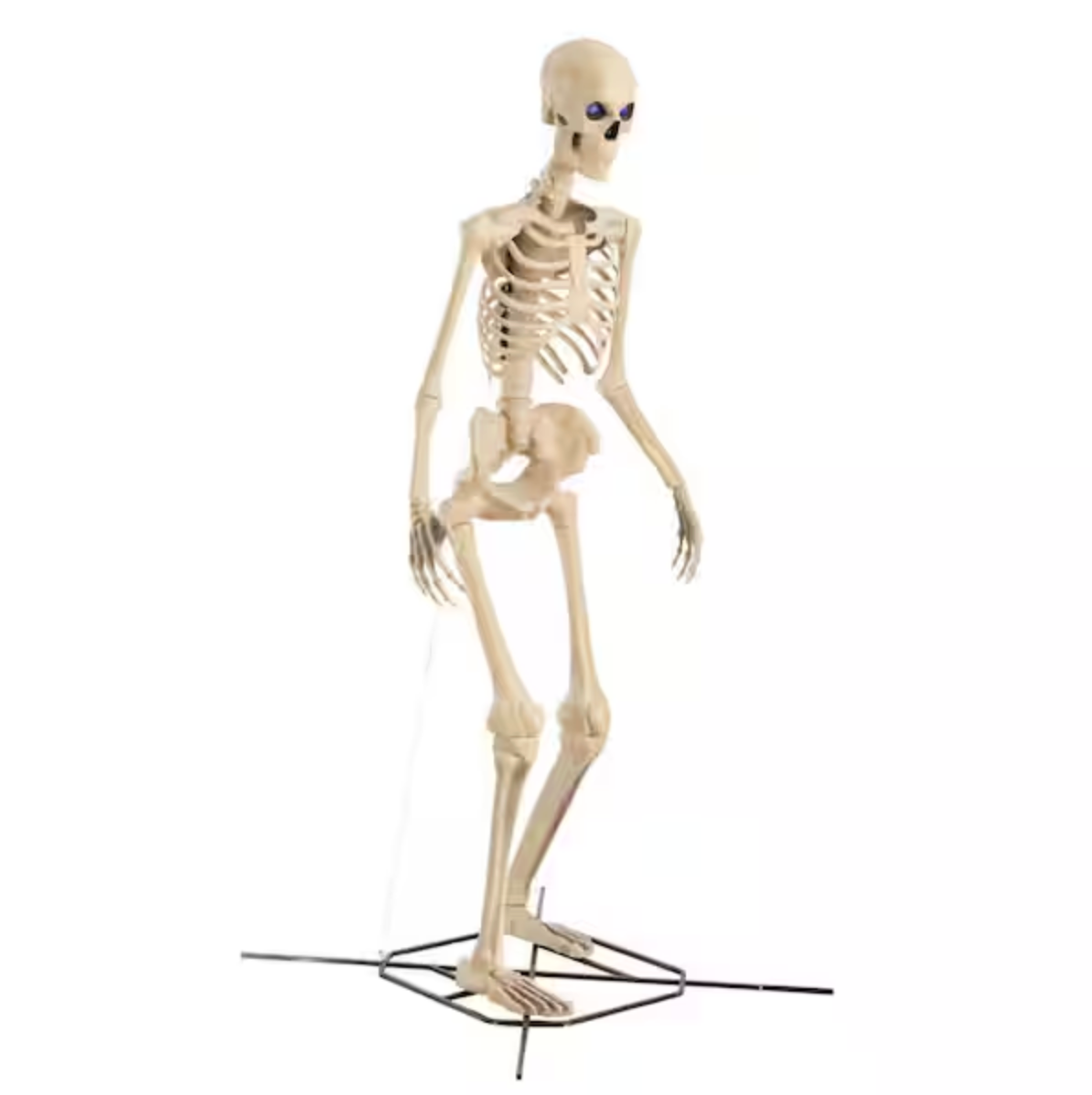 12 ft. Grave & Bones Giant-Sized Skelly with Animated LCD Eyes H5