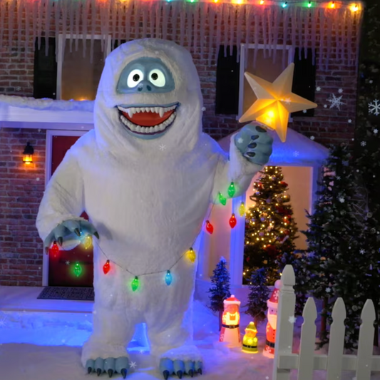 9.75-ft LED Animatronic Abominable Snow Monster Yard Decoration