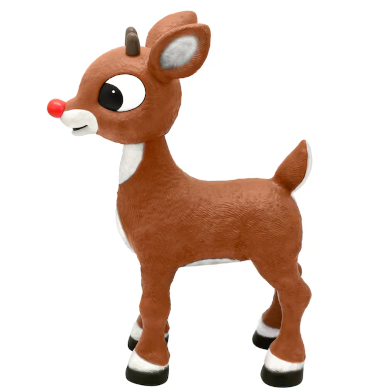 3-ft LED Animatronic Red-Nosed Reindeer Yard Decoration